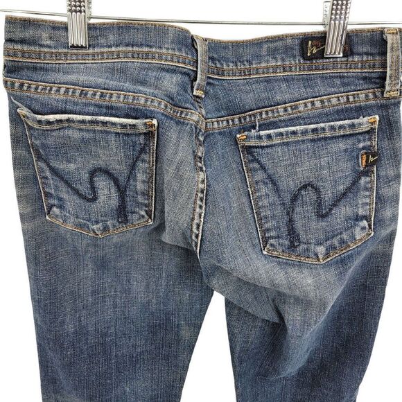 Vintage Citizens of Humanity Jeans 28 Ingrid 002 Stretch Low Waist Flare - Picture 4 of 16